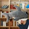 LfrAnk Requin Peluche poupée Fille Oreiller garçon Mignon Enfants Jour Cadeau Anniversaire Cadeau de Noël 90cm 1