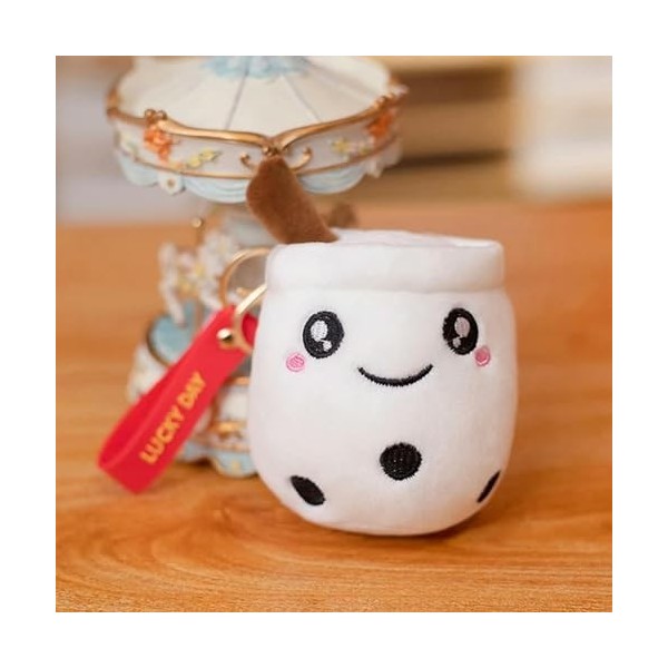 GagaLu Haute Qualité Peluche Jouet Pendentif Lait Thé Poupée Porte-clés Enfants Jouet Anniversaire Cadeau De Noël 10cm 2