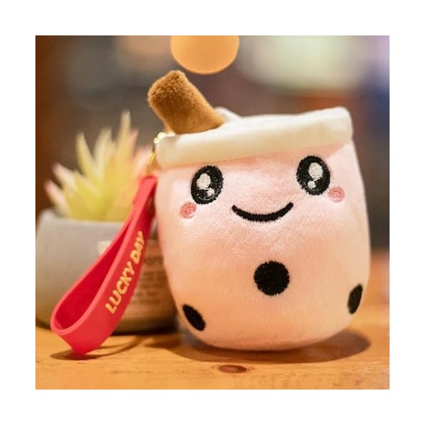 GagaLu Haute Qualité Peluche Jouet Pendentif Lait Thé Poupée Porte-clés Enfants Jouet Anniversaire Cadeau De Noël 10cm 2