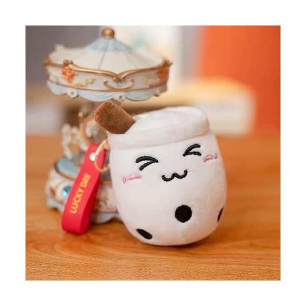 GagaLu Haute Qualité Peluche Jouet Pendentif Lait Thé Poupée Porte-clés Enfants Jouet Anniversaire Cadeau De Noël 10cm 2