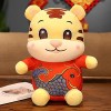 Bias&Belief Peluche Tigre Peluches Peluche Chanceux Mascotte Jouets Poupées Doux Confort 2022 Cadeaux du Nouvel an Chinois Dé