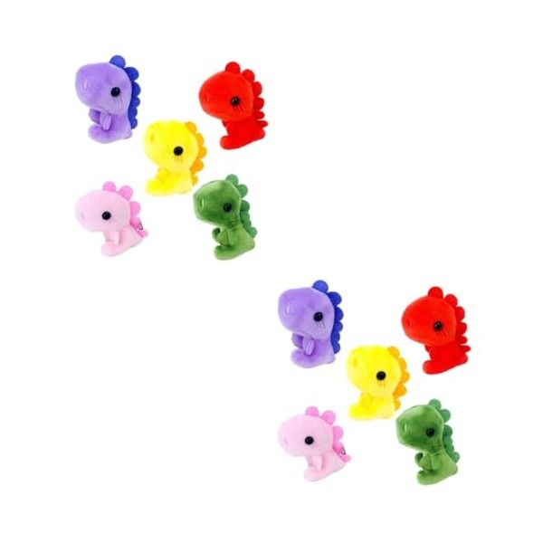 Toyvian 15 Pièces Petite Peluche Sac à Ornement Animal en Peluche Pendentif en Peluche Sac à Main Cadeau De Porte-clés en Pel