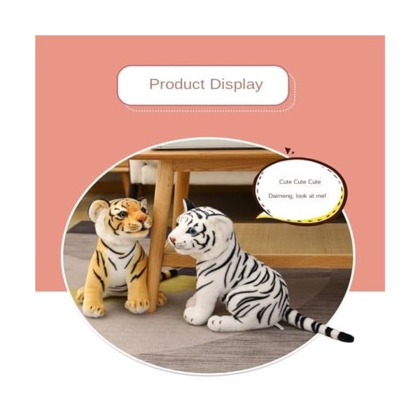 SNUFF Jouet en Peluche Mignon Petit Tigre poupée Assis Dessin animé Petit Tigre Ornement Tigre poupée en Peluche Jouet Cadeau