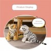 HYSTERIA Jouets en Peluche Mignon Petit Tigre poupée Assis Dessin animé Petit Tigre Ornement Tigre poupée en Peluche Jouet Ca