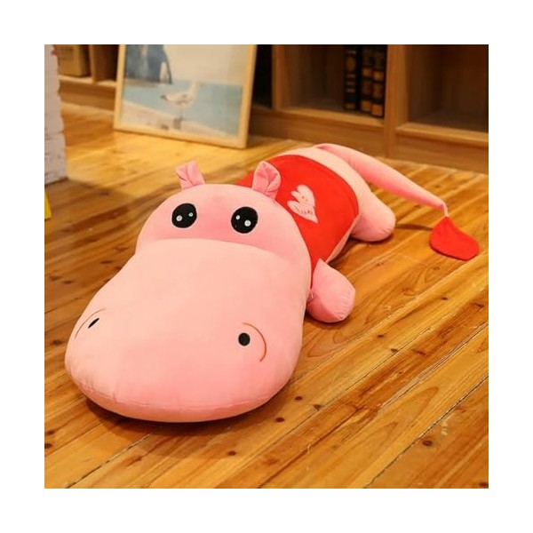 PaMut Nouveau Coussin Mignon Grand Hippopotame, Cadeau d’Anniversaire Classique Grande poupée Hippopotame Jouet en Peluche Ca