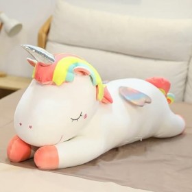 SaruEL Nouveau Arc-en-Ciel Grand Oreiller Animal Peluche Poupée Anniversaire Cadeau Créatif Enfants Jouets Cadeau D’Anniversa