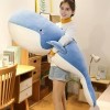 LfrAnk Peluche Géante Animaux Marins Baleine Bleue Peluche Animaux Cadeaux D’Anniversaire Cadeaux De Noël 100cm 2