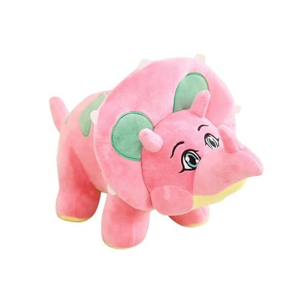 LfrAnk Kawaii Grande Taille tricératops Dinosaure Jouet en Peluche Mignon Dessin animé Animal poupée Enfants Cadeau d’Anniver