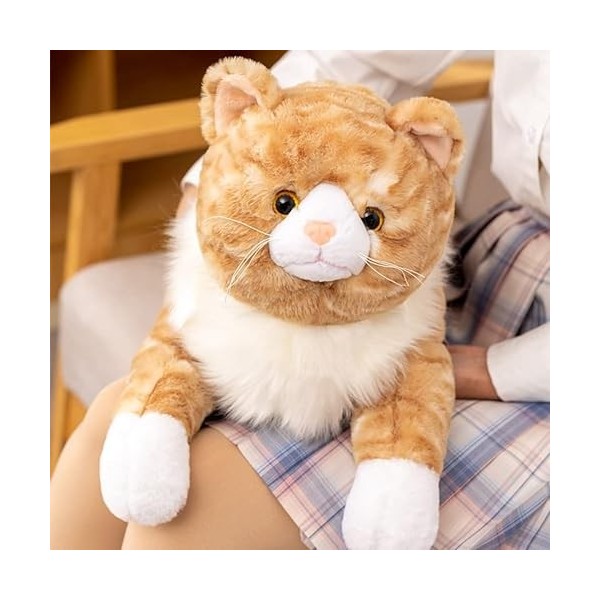 Ermano Peluche 60cm Imitation Mignon Chiot Peluche Jouet Animaux en Peluche Doux Oreiller poupée Jouet Cadeau pour Les Filles