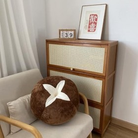 Ermano Peluche 45cm Imitation Champignon poupée en Peluche Imitation Plante Oreiller décoration intérieure rembourré Jouet Mi