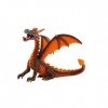 Bullyland Fantasy Figurine Dragon assis orange 11 cm