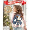 Naturally KIDS Petit Sac à Dos avec Chien Peluche pour Enfants 3 4 5 Ans - Cadeau Anniversaire Fille Garcon 2 3 4 5 Ans - Jou