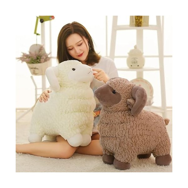 SaruEL Peluche Mouton Jouets Peluche Animaux Agneau Chèvre Poupée Jouets Enfants Cadeaux Home Decor Artisanat Anniversaire Ca