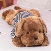 LfrAnk Peluche géante pour Chien en Peluche Animal Tapis de Sommeil Oreiller poupée Cadeau de Noël d’Anniversaire 90cm 2