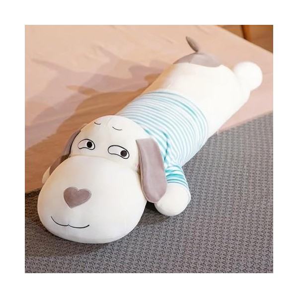 LfrAnk Jumbo Mignon Doux Duvet Coton Chien en Peluche Oreiller Poupée en Peluche Pet Poupée Oreiller Cadeau pour Petite Amie 