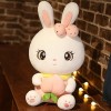 ZAKSEM Mignon Lapin pêche vers Le Bas Coton Lapin poupée en Peluche Jouet-A, 100 cm