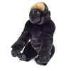 Teddy Hermann 92943 Gorilla de Montagne Assis 35 cm Peluche avec garnissage recyclé