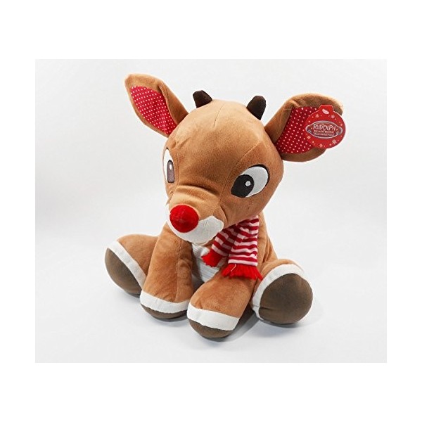 Rudolph, The Red-Nosed Reindeer, LARGE 14 inch 35.56 cm Plush Toy