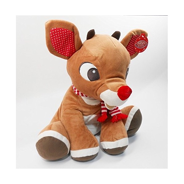 Rudolph, The Red-Nosed Reindeer, LARGE 14 inch 35.56 cm Plush Toy