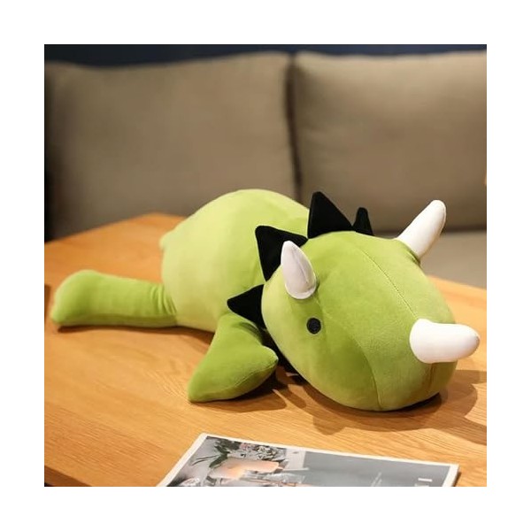 SaruEL Peluche Dinosaure Jouet Fille Happy Dinosaur Peluche Animal Oreiller Oreiller Super Doux Dessin Animé Câlin Jouet Anni