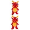 ifundom 2 Pièces Jouet en Peluche Dragon Jouets De Dragons Peluche Dragon Chinois Le Nouvel an Chinois Favorise Les Cadeaux F