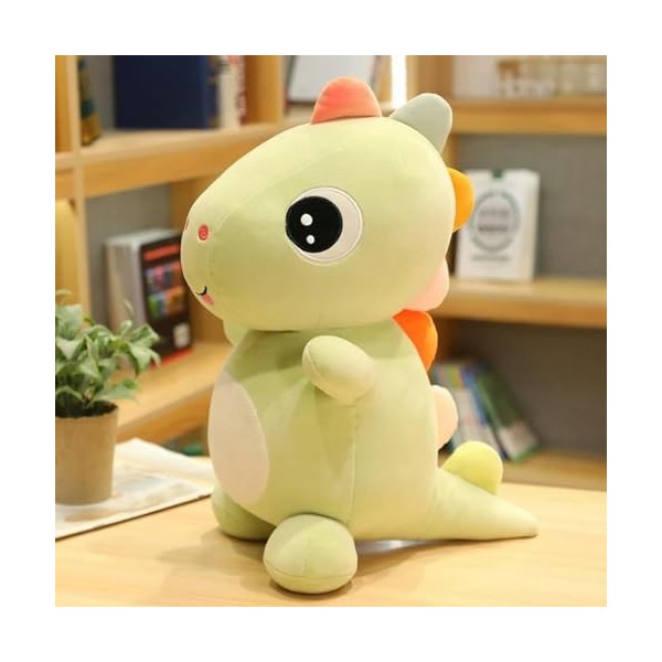 Mignon Dinosaure coloré Jouet en Peluche Mignon Animal Dragon Oreiller poupée en Peluche Enfants Fille Cadeaux 60cm 3