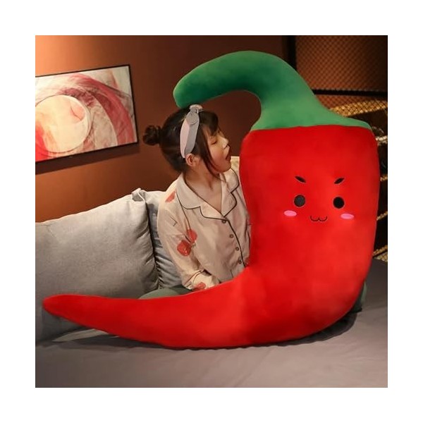 SaruEL Poivre Peluche Jouets Mignon poupées en Peluche Enfants Jouets apaisants Oreiller Enfants Cadeaux d’Anniversaire 90cm 