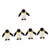 ibasenice 4 Pièces Poupée Pingouin Peluche Loup Jouets De Pingouin En Peluche Manchot Peluche Pingouin En Peluche Adorable Pe