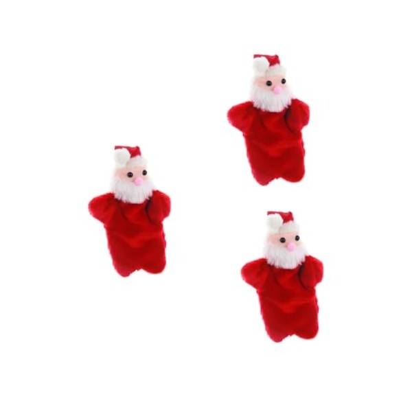 ibasenice 3 Pièces Pompons De Porcistas Marionnette Jouets Racontant des Histoires Dessin Animé Enfant Peluche