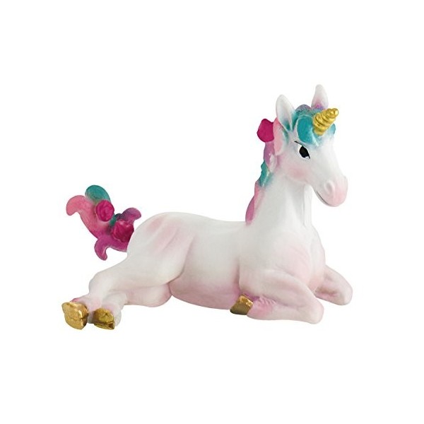 Bullyland 75572-Figurine, Poulain de Licorne, env. 5 cm de Haut, Figurine Peinte à la Main, sans PVC, pour Les Enfants pour d