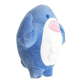 Toyvian Jouet en Peluche Musculaire Grand Requin en Peluche Oreiller De Requin en Peluche Coussin De Requin pour Enfants Poup