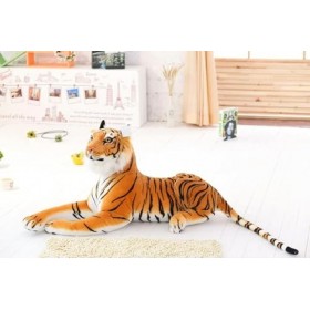 Tigre léopard en Peluche Tigre Jaguar poupée Enfants Cadeau d’Anniversaire Cadeau de Noël 75cm 2