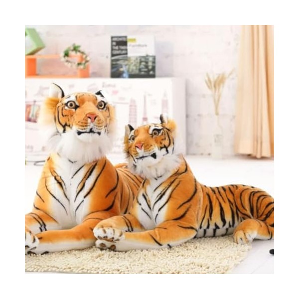 Tigre léopard en Peluche Tigre Jaguar poupée Enfants Cadeau d’Anniversaire Cadeau de Noël 75cm 2