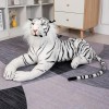 Géant Mignon réaliste Tigre Peluche Jouet Animal Doux Tigre Jaguar poupée Oreiller Cadeau d’Anniversaire pour Les Enfants 90c