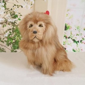 Counyball GaYouny Simulation Peluche Jouet peluté Jouets Doux Jouets Animal Animal simulé Chien Animal Artisanat Maison décor