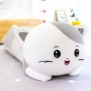 CILUA 50 cm-110 cm Mignon Chat en Peluche poupée Longue Bande Oreiller Grande poupée Fille Enfant Doux et Confortable Coussin