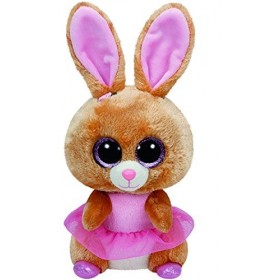 Carletto Ty 37047 TY 37047 Twinkle Toes avec Yeux pailletés pour Pâques Édition limitée Ballerine 24 cm