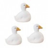 Toyvian 3 Pièces Canard De Chou Jouet Câlin Animal Oreiller Câlin Bébé Fille Oreiller Animal De Pépinière Oreillers pour Bébé