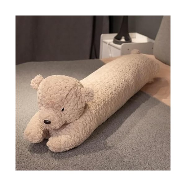 EacTEL Taille Géante Doux Long Oreiller Lapin Peluche Jouets Coussin Ours en Peluche Populaire Cadeaux D’Anniversaire Filles 