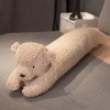 EacTEL Taille Géante Doux Long Oreiller Lapin Peluche Jouets Coussin Ours en Peluche Populaire Cadeaux D’Anniversaire Filles 