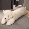 EacTEL Taille Géante Doux Long Oreiller Lapin Peluche Jouets Coussin Ours en Peluche Populaire Cadeaux D’Anniversaire Filles 