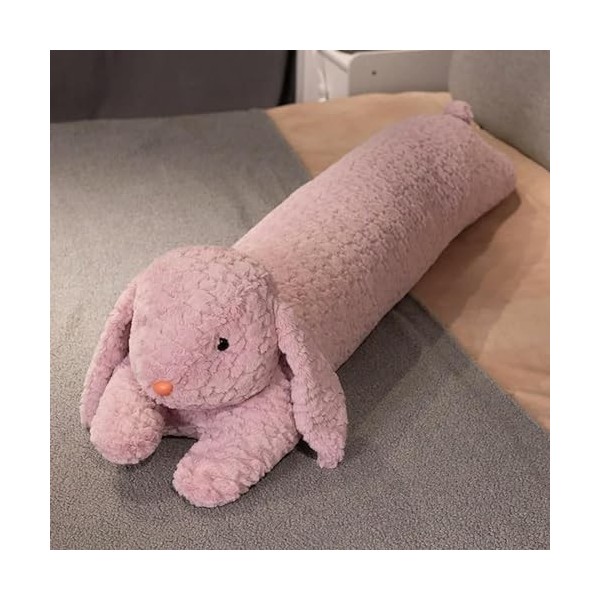 EacTEL Taille Géante Doux Long Oreiller Lapin Peluche Jouets Coussin Ours en Peluche Populaire Cadeaux D’Anniversaire Filles 