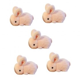 SAFIGLE 5 Pièces Lapin en Peluche Jouets De Noël Décoration Dintérieur Décor Chinois Décor De Noël Cadeaux De Noël Poupée en
