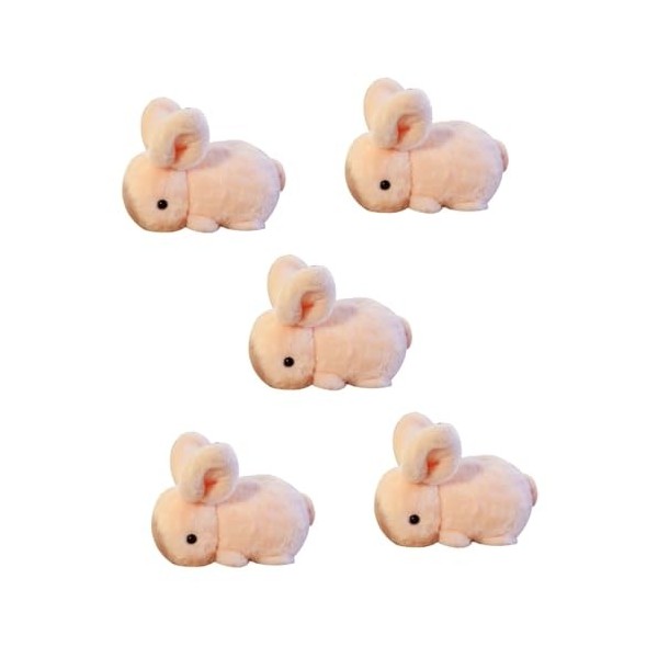 SAFIGLE 5 Pièces Lapin en Peluche Jouets De Noël Décoration Dintérieur Décor Chinois Décor De Noël Cadeaux De Noël Poupée en