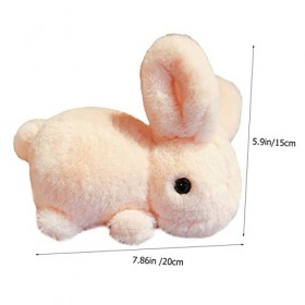 SAFIGLE 5 Pièces Lapin en Peluche Jouets De Noël Décoration Dintérieur Décor Chinois Décor De Noël Cadeaux De Noël Poupée en