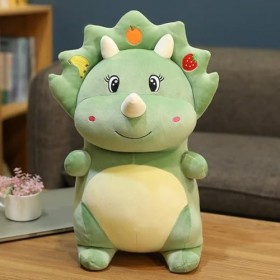 SaruEL Mignon Peluche Tricératops Dinosaure Peluche Jouet Dessin Animé Animal Dinosaure Oreiller Poupée Enfants Peluche Jouet