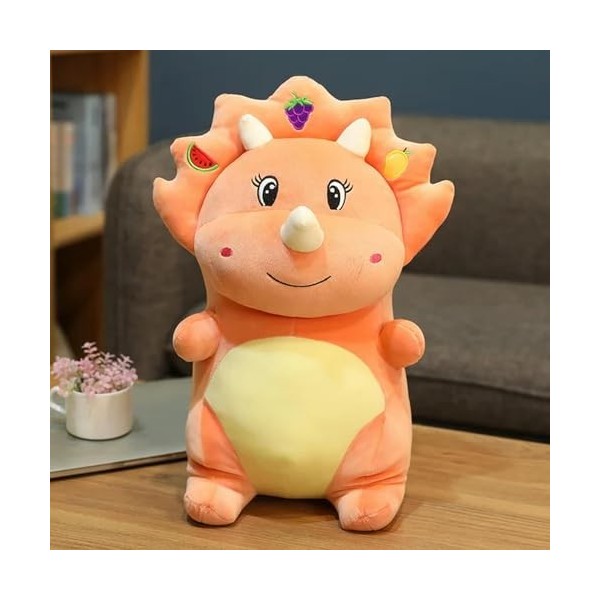 SaruEL Mignon Peluche Tricératops Dinosaure Peluche Jouet Dessin Animé Animal Dinosaure Oreiller Poupée Enfants Peluche Jouet