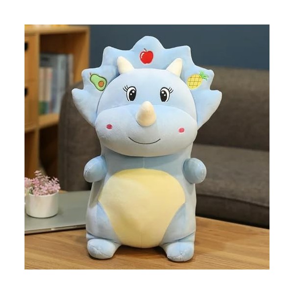 SaruEL Mignon Peluche Tricératops Dinosaure Peluche Jouet Dessin Animé Animal Dinosaure Oreiller Poupée Enfants Peluche Jouet