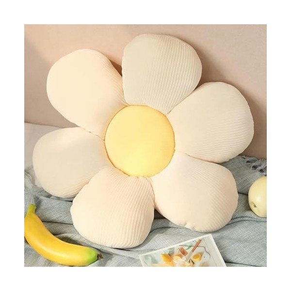 Grande Taille Peluche Tournesol Oreiller rempli Fleur siège Coussin Chaise décoré Mignon Cadeau 70cm 2