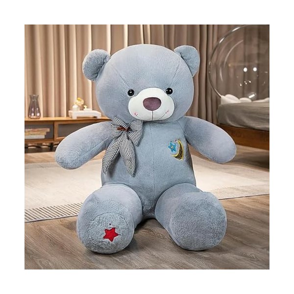 PaMut Nova Star Moon Ours en Peluche Jouet géant en Peluche Animal Anniversaire Saint Valentin Cadeau Oreiller Moelleux poupé